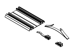 Bottom positioner for use with sliding wardrobe doors