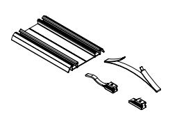 bottom positioner for use with sliding wardrobe doors