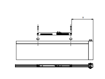 mount universal soft closer aluminium sliding wardrobe doors