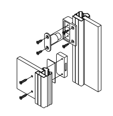 Sliding wardrobe door locks 