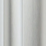 Brushed Silver anodised aluminium sliding wardrobe door frame and track sample