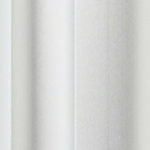 White coated aluminium sliding wardrobe door frame & track image